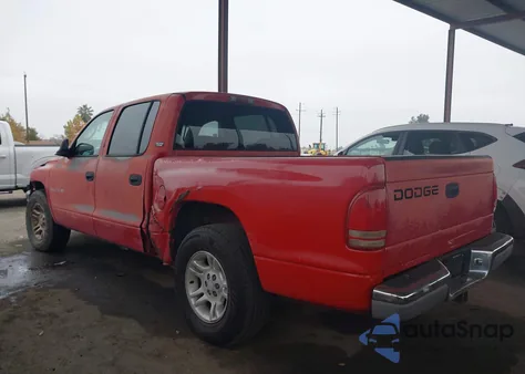 2001 Dodge Dakota Slt/Sport from USA, damaged, VIN 1B7GL2AN61S101335